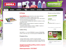 Tablet Screenshot of dedra-eko.sk